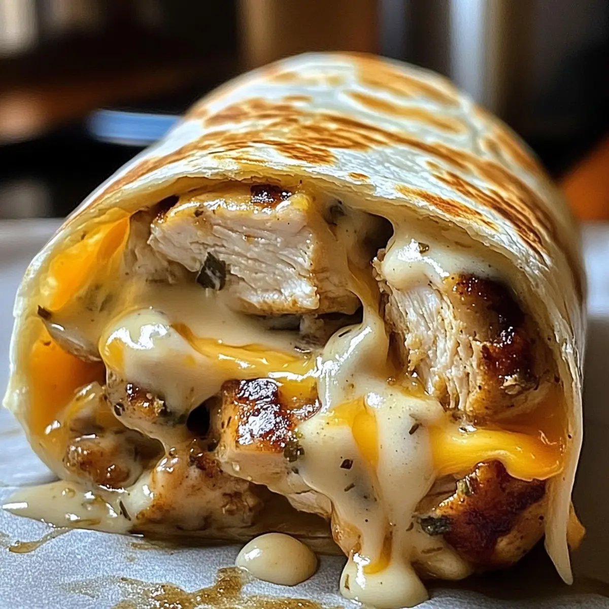 Cheesy Garlic Chicken Wraps for a Soul-Satisfying Meal