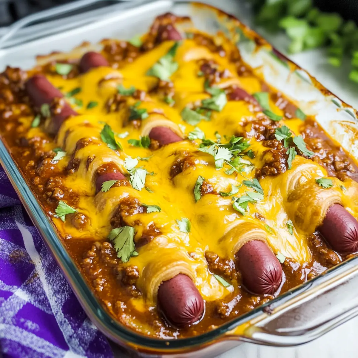 Chili Cheese Dog Casserole: Comfort Food in 5 Ingredients