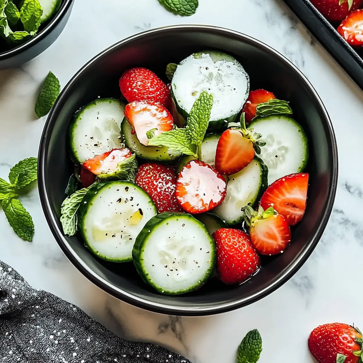 Cucumber Strawberry Salad: A Refreshing Summer Delight