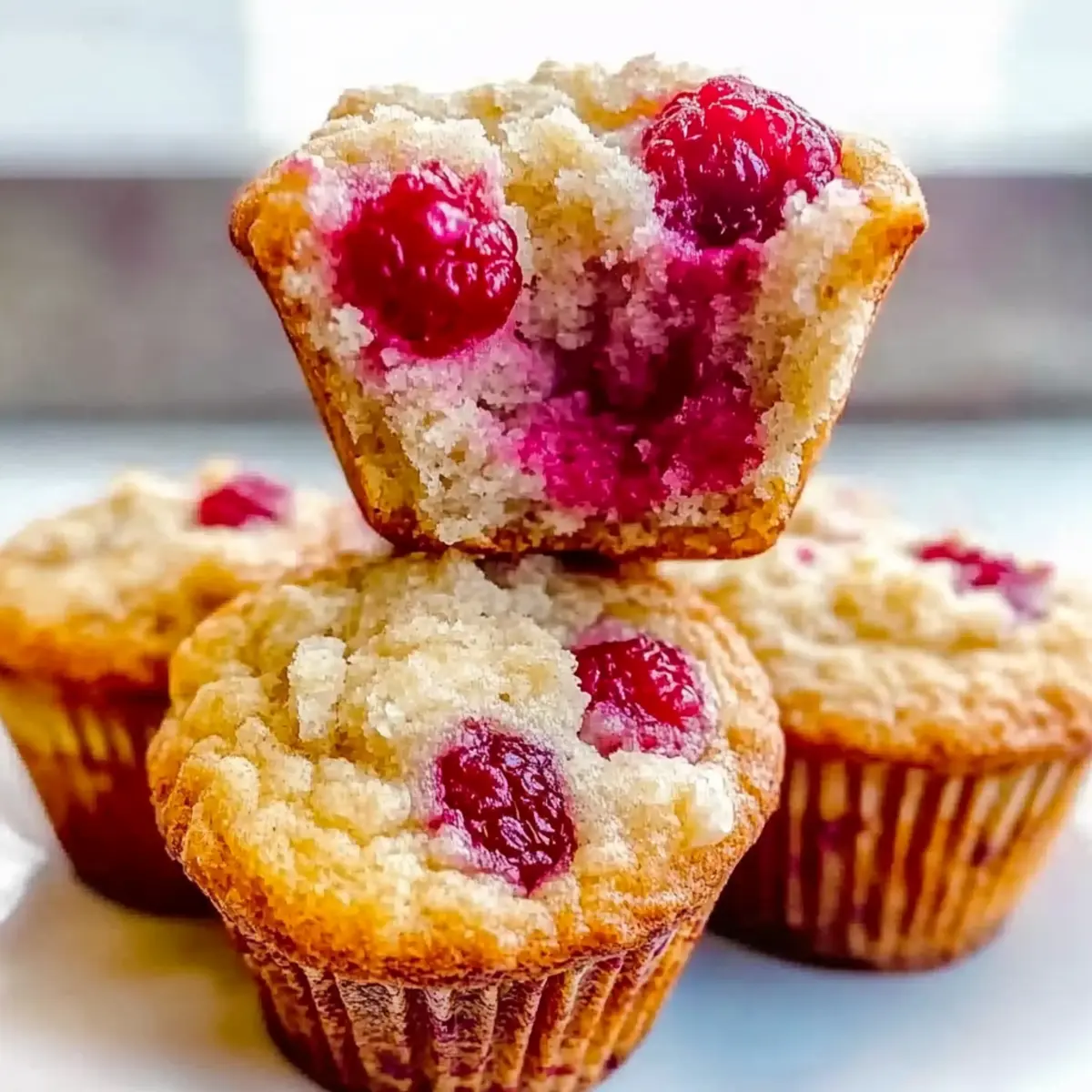 Guilt-Free Greek Yogurt Raspberry Muffins for Happy Mornings