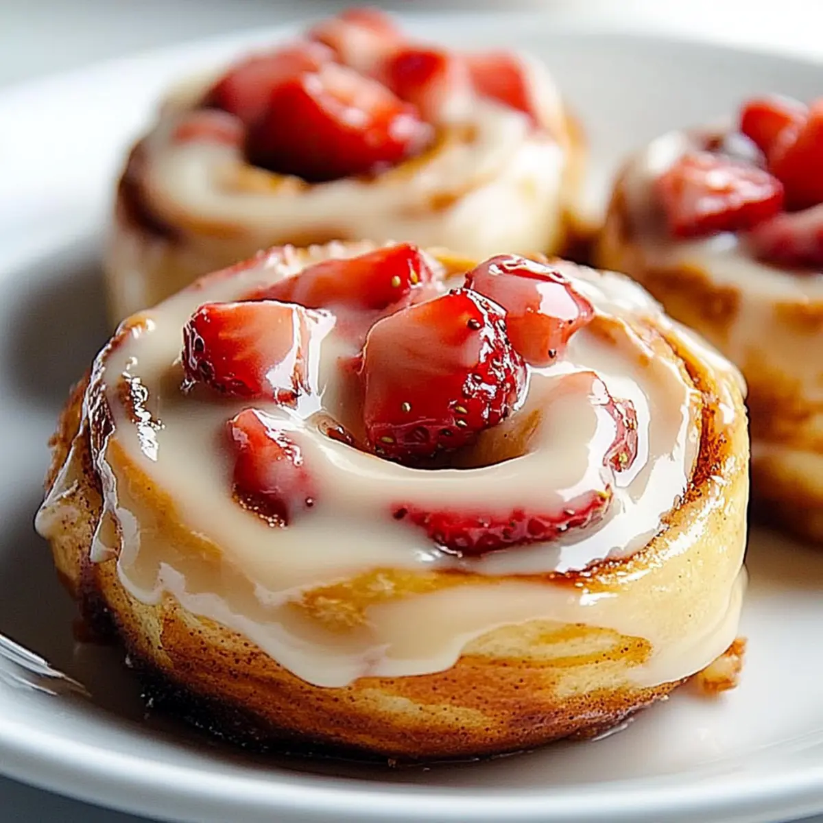 Irresistible Strawberry Cheesecake Cinnabon Rolls for Brunch Bliss