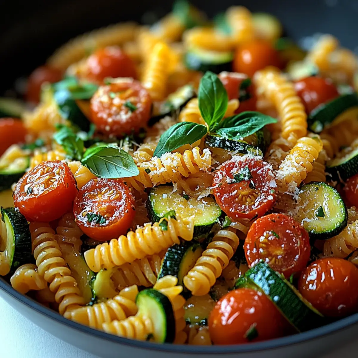 Delicious Tomato Zucchini Pasta Ready in Just 30 Minutes