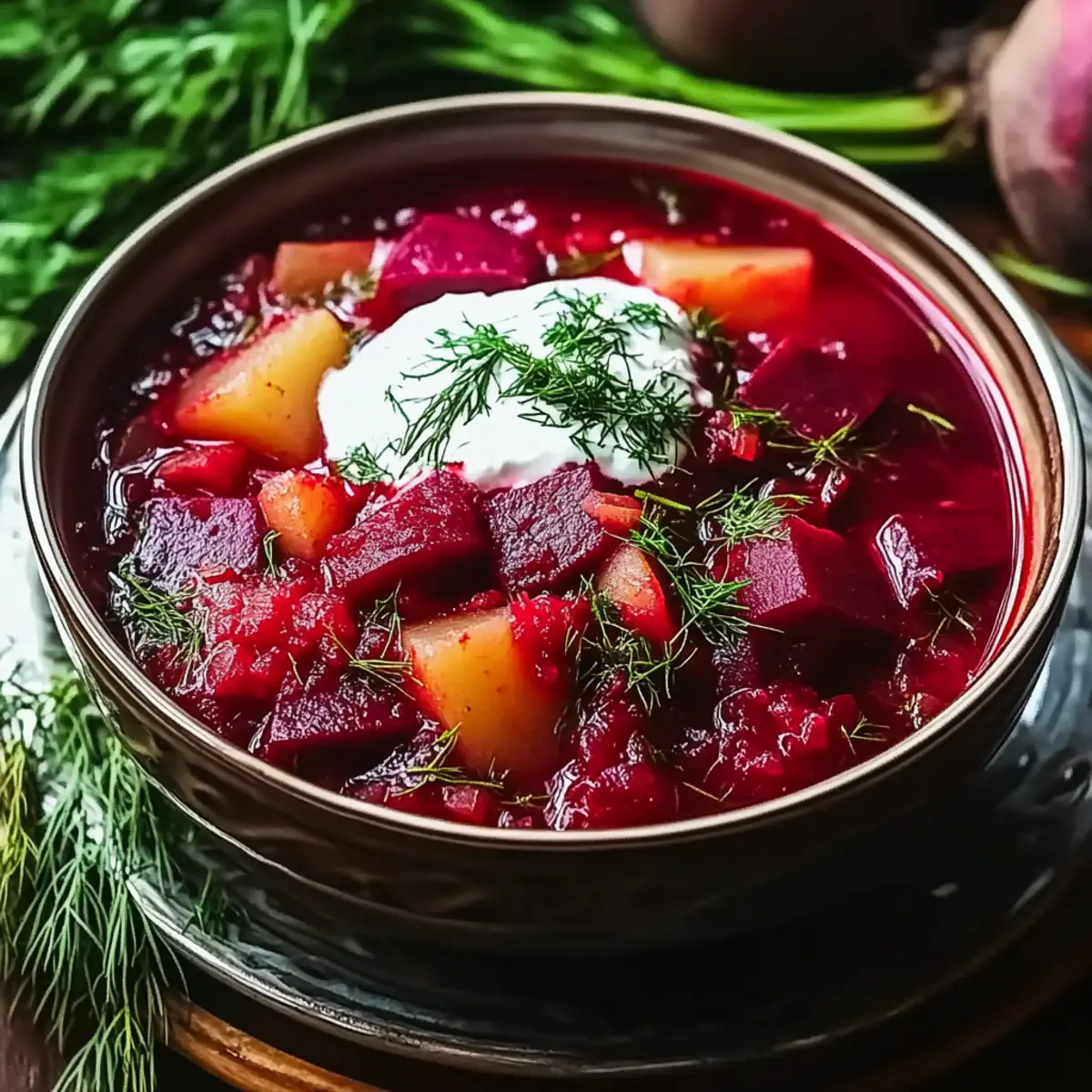 Traditional Borscht – A Heartwarming Beet Soup Experience