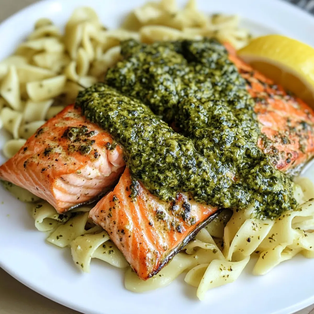 Savory Salmon with Pesto Butter in Just 20 Minutes