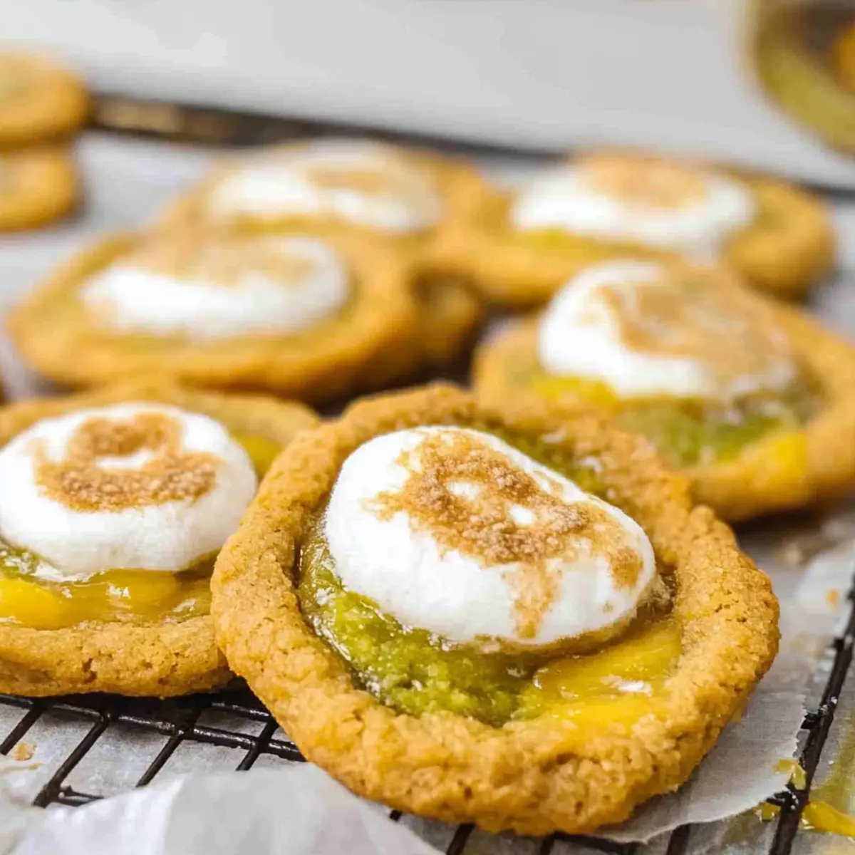 Delightful Mango Cookies with Graham Cracker Swirl Magic
