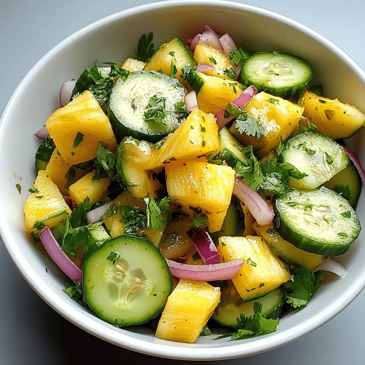 Pineapple Cucumber Salad: A Sweet & Zesty Summer Refreshment