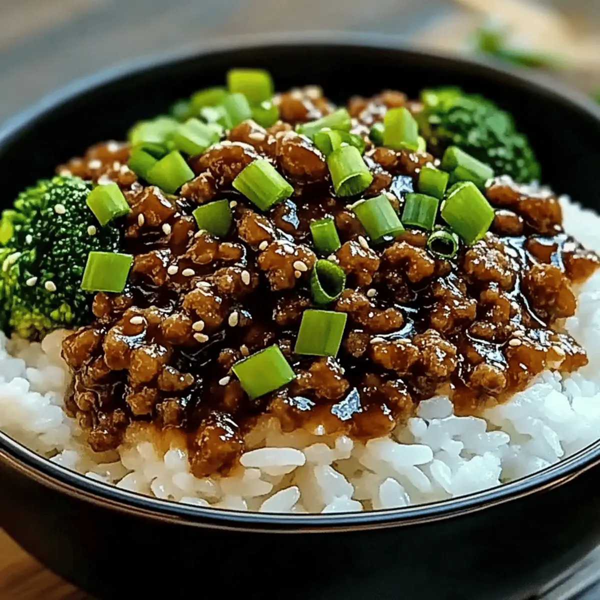 Savory Korean Ground Beef Bowl: Quick & Satisfying Delight
