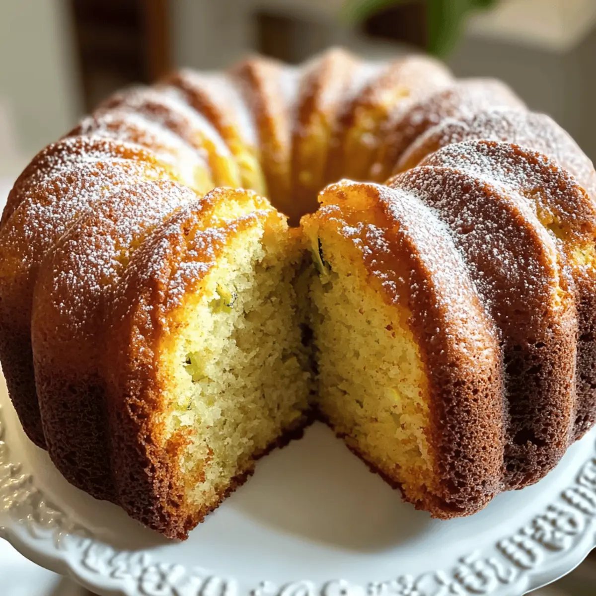 Cinnamon Bundt Pan Zucchini Bread for Cozy Fall Days