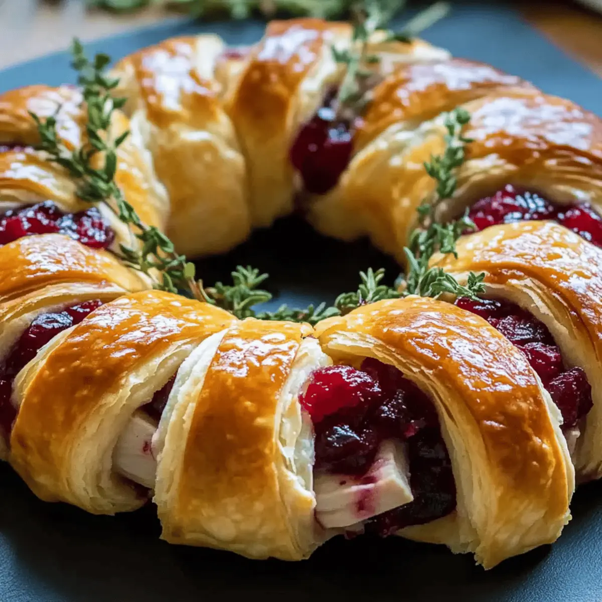 Delicious Turkey Cranberry Crescent Ring for Quick Holiday Joy