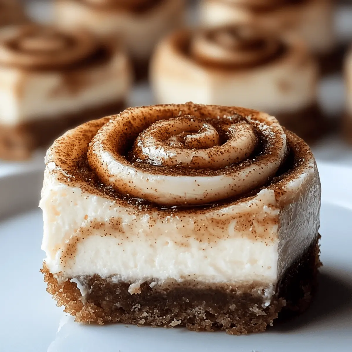 Mini Cinnamon Roll Cheesecakes for an Irresistible Bite