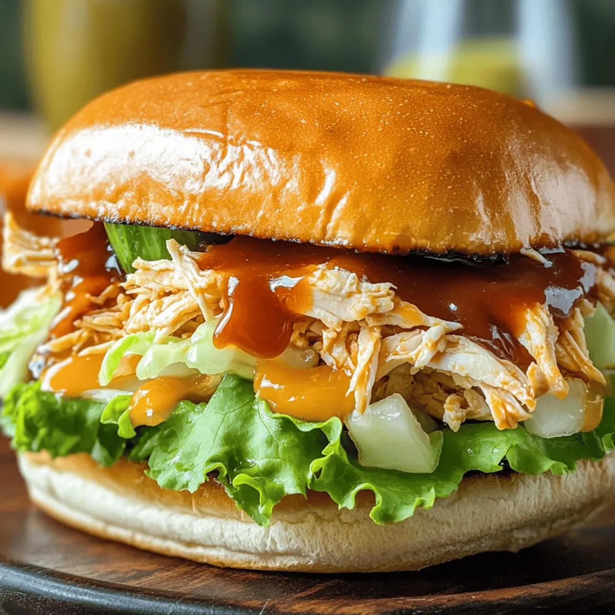 Delicious Sándwich de Pollo Desmenuzado Receta for Quick Lunch