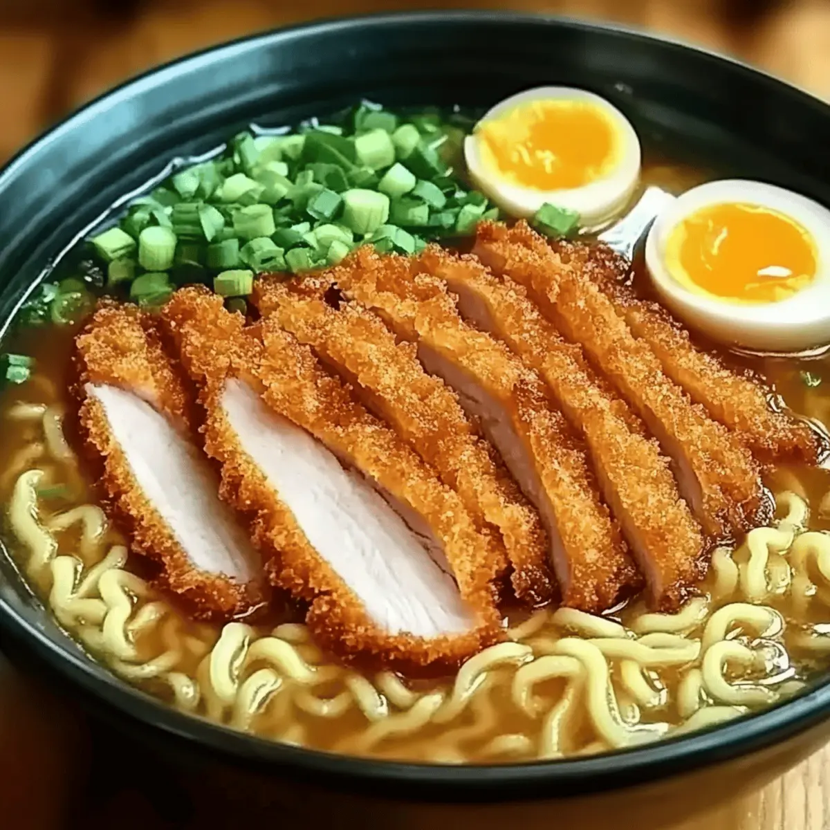 Miso Ramen with Chicken Katsu: A Cozy Comfort Bowl to Savor
