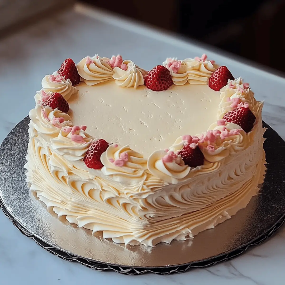 Decadent Heart Shaped Birthday Cake for Unforgettable Celebrations