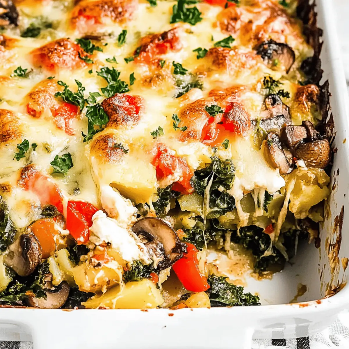 Cheesy Veggie Potato Bake for Cozy Family Comfort
