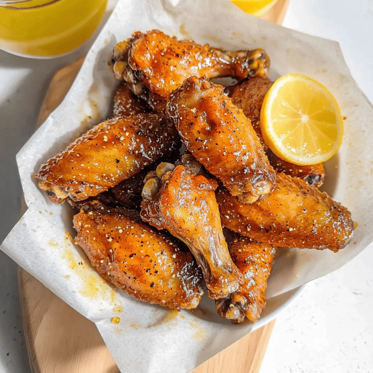 Crispy Honey Lemon Pepper Wings for Irresistible Flavor