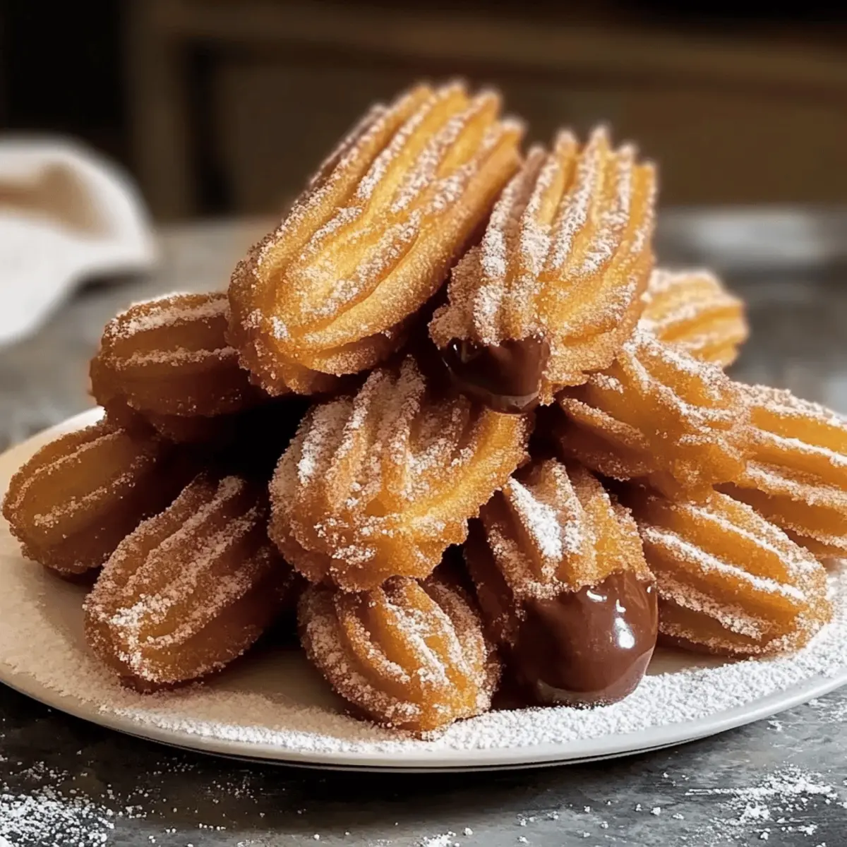 Homemade Chocolate-Filled Churros for a Sweet Treat
