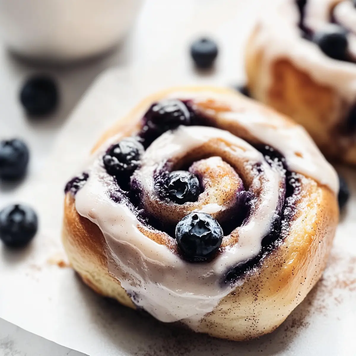 Delicious Blueberry Cinnamon Rolls Perfect for Any Morning