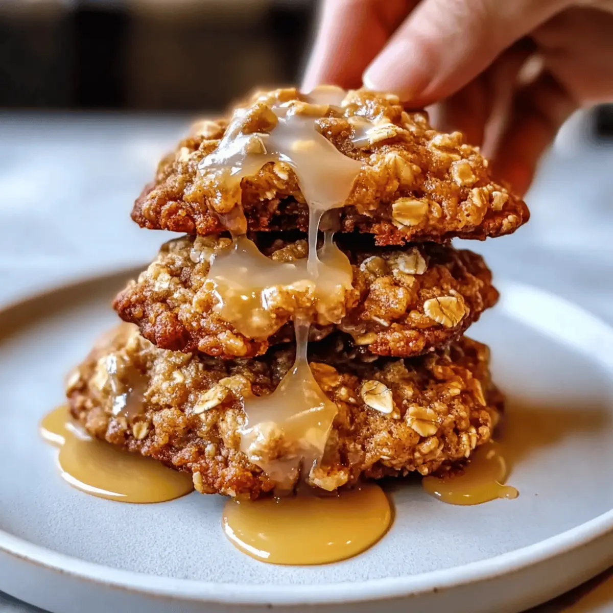 Apple Cider Caramel Oatmeal Cookies for Cozy Fall Treats