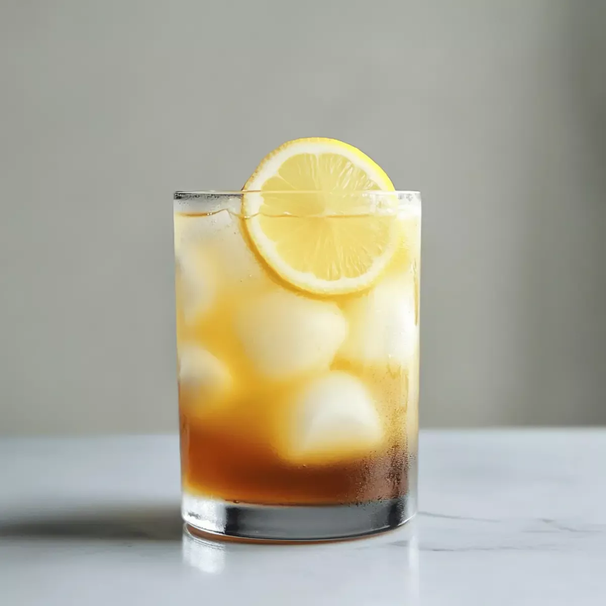 Lemon Vanilla Black Tea Iced Tea for Summer Bliss