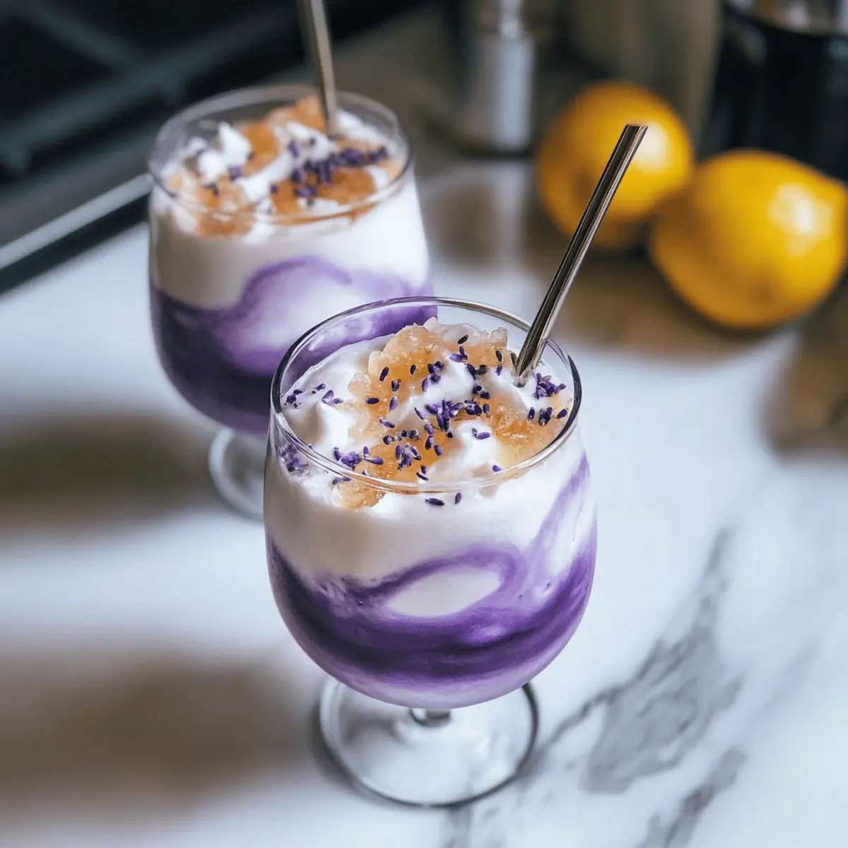 Lavender Lemon Dirty Soda: A Refreshing Floral Escape