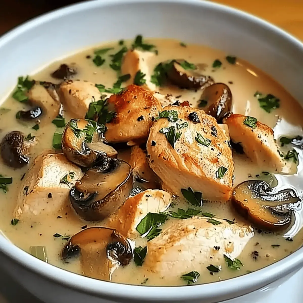 Rotisserie Chicken Mushroom Soup: Cozy Comfort in a Bowl