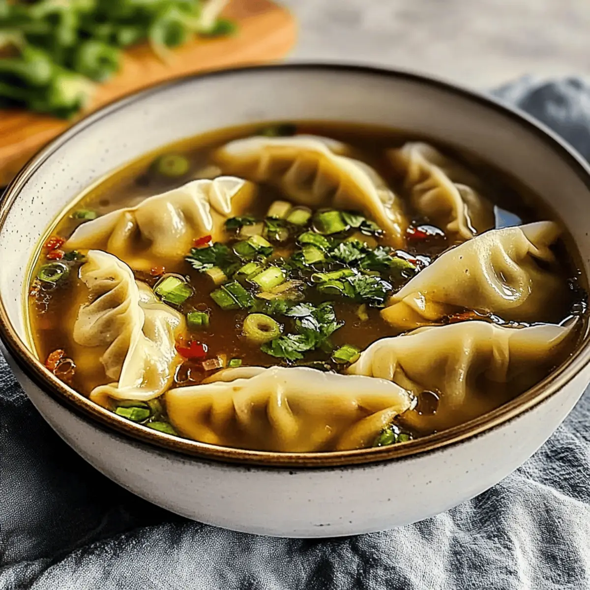 Gyoza Soup Japanese Dumpling: Your Cozy Comfort Food Fix