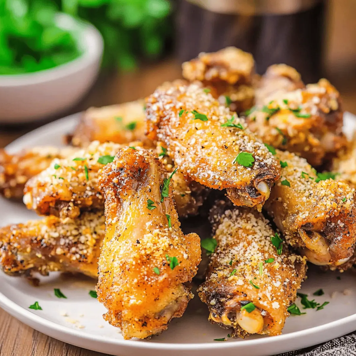 Irresistibly Crunchy Garlic Parmesan Wings for Game Day