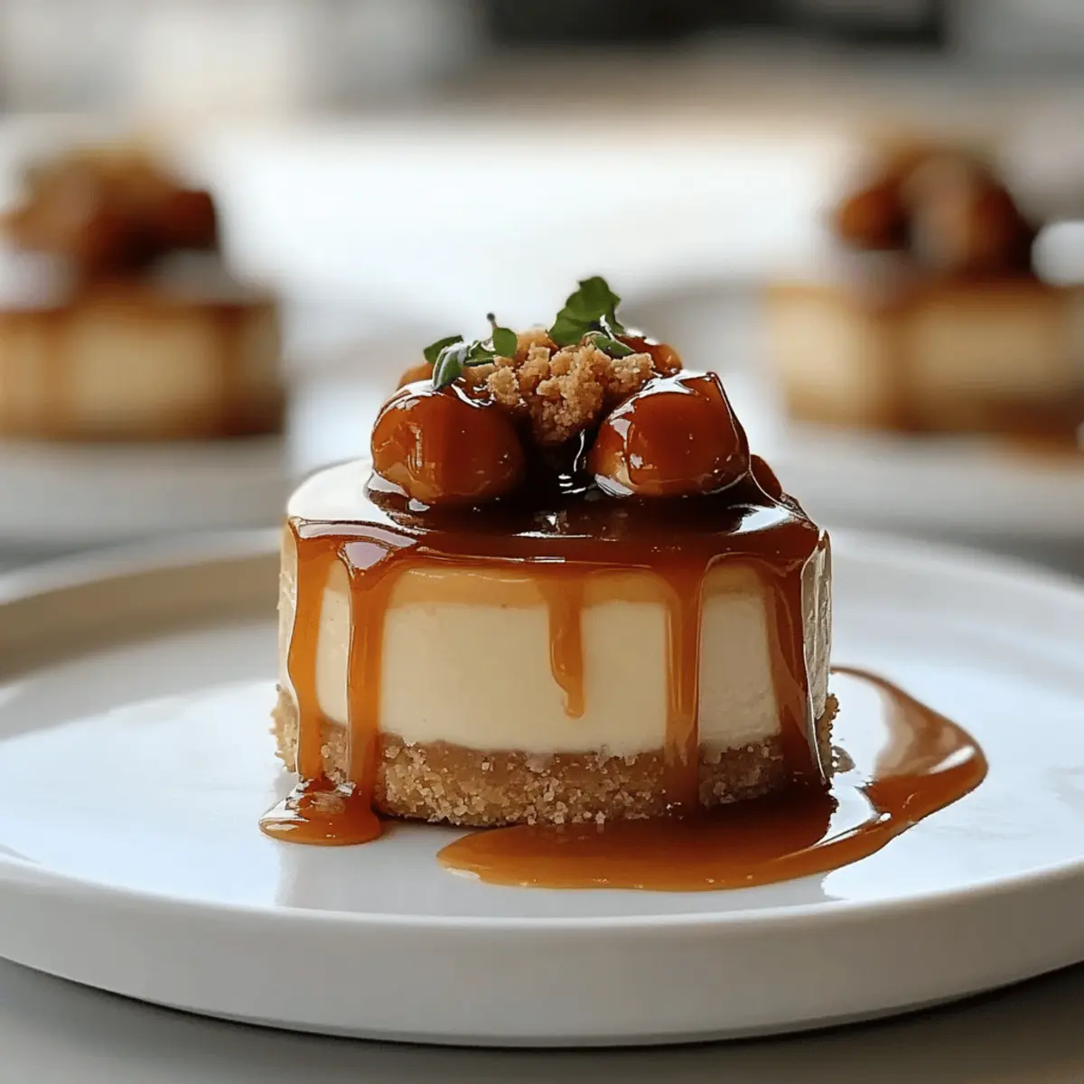 Decadent Mini Caramel Cheesecakes for Sweet Moments