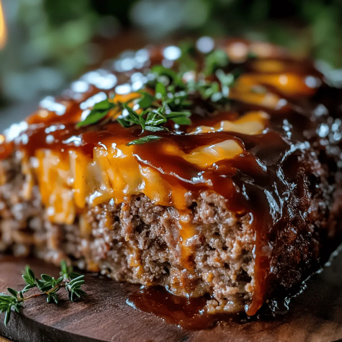 BBQ Cheddar Meatloaf: A Cheesy Comfort Food Delight