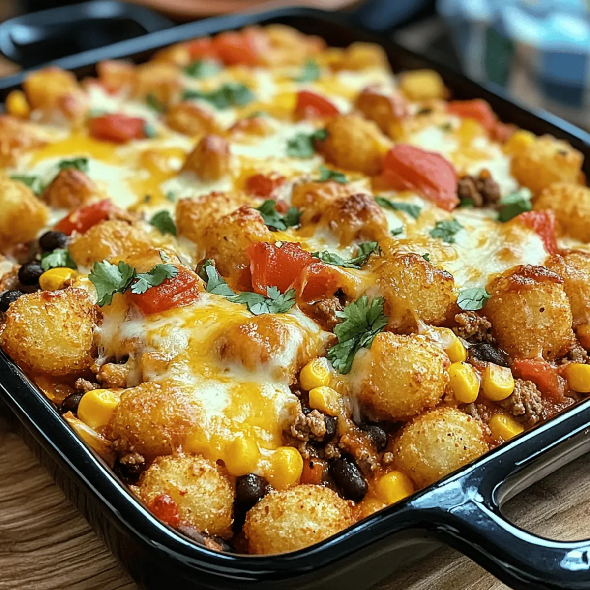 Loaded Tex-Mex Tater Tot Casserole: Comfort Food Delight