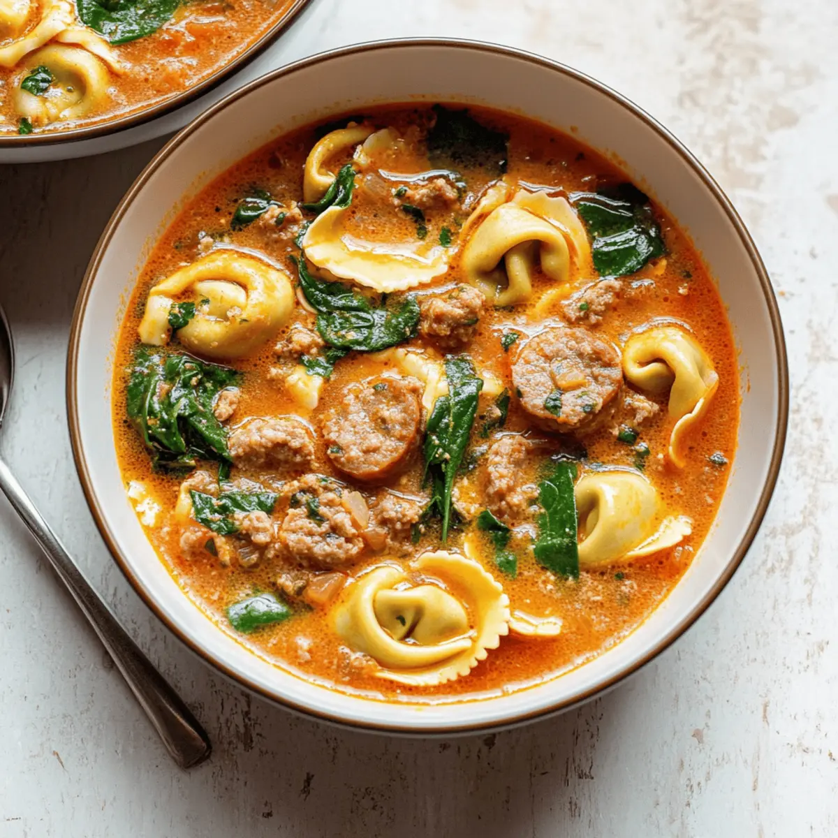 Hearty Crockpot Tortellini Soup with Sausage Made Simple