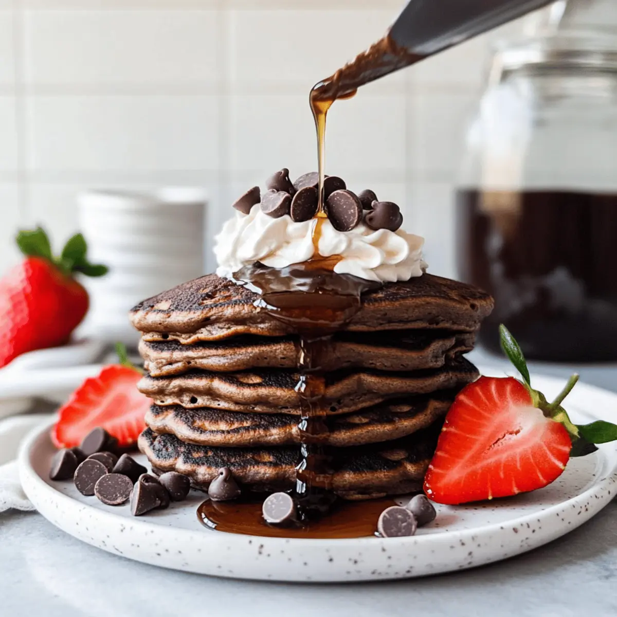 Decadent Chocolate Pancakes That Taste Like Dessert