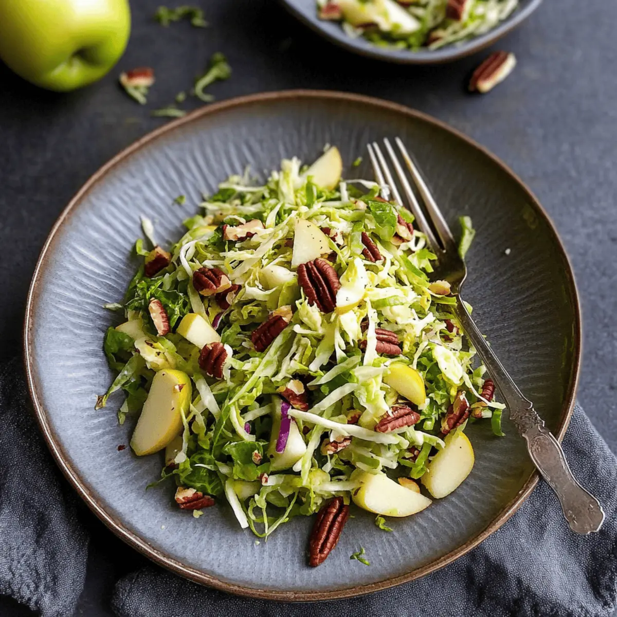 Crisp Apple & Brussels Sprouts Slaw for Fresh Fall Flavor