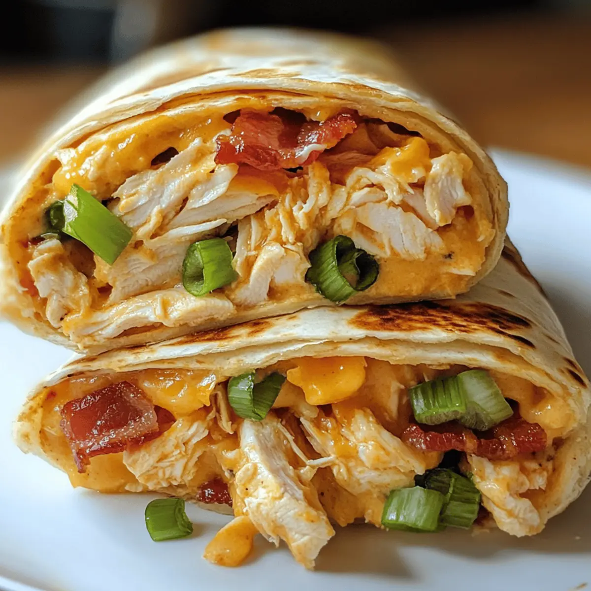 Bacon Chicken Ranch Wraps