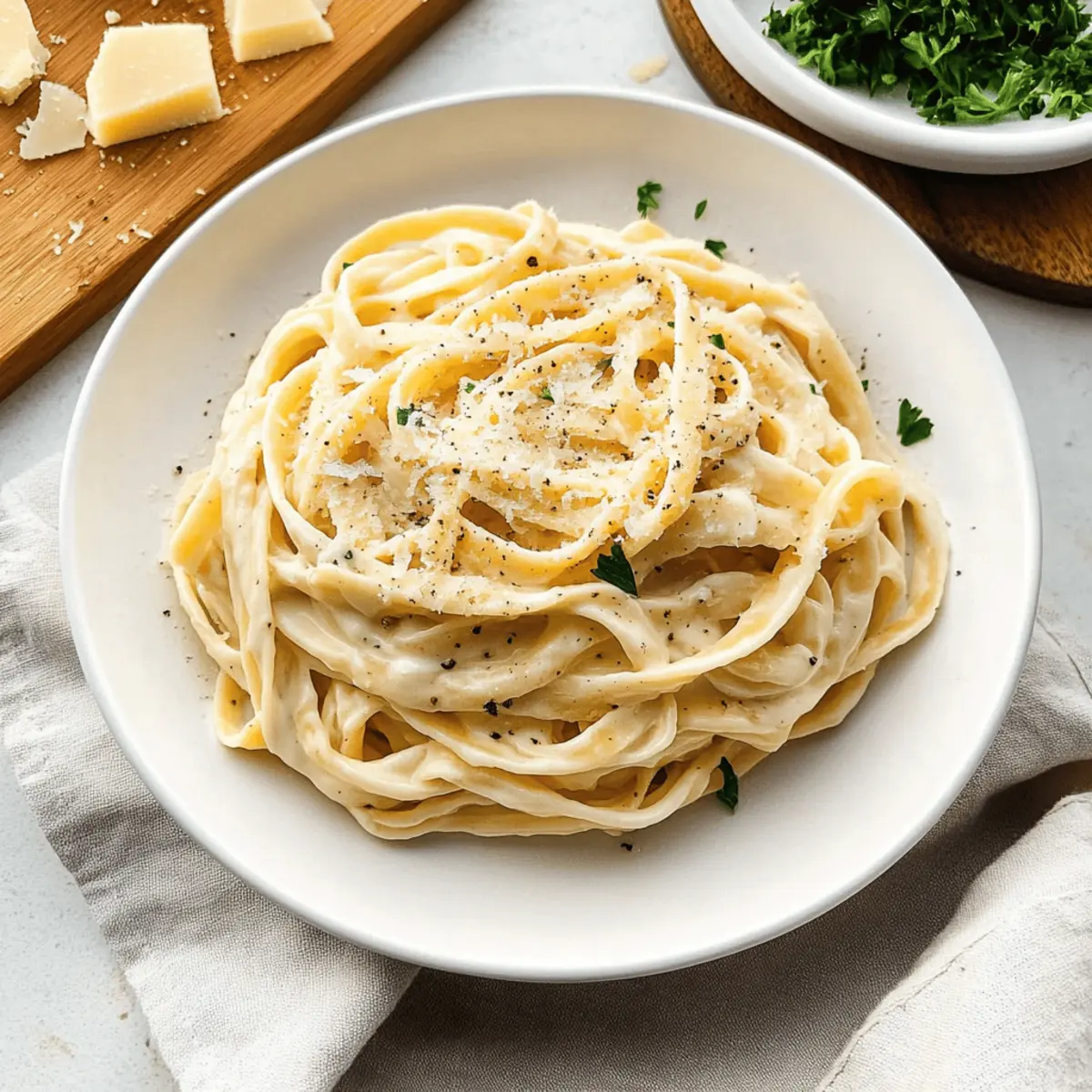 Creamy Fettuccine Alfredo Made in Just 30 Minutes
