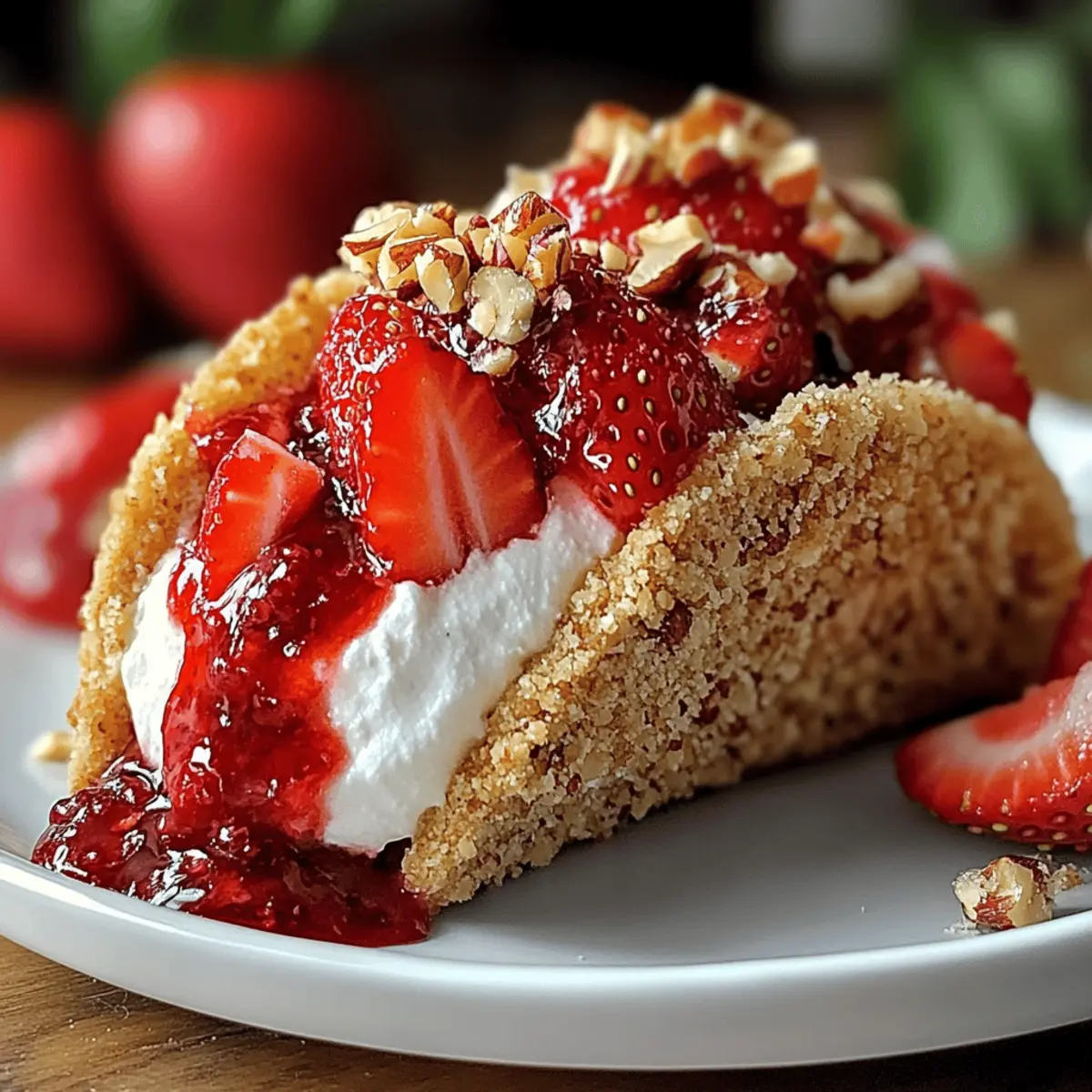 Strawberry Crunch Cheesecake Tacos: A Fun No-Bake Delight