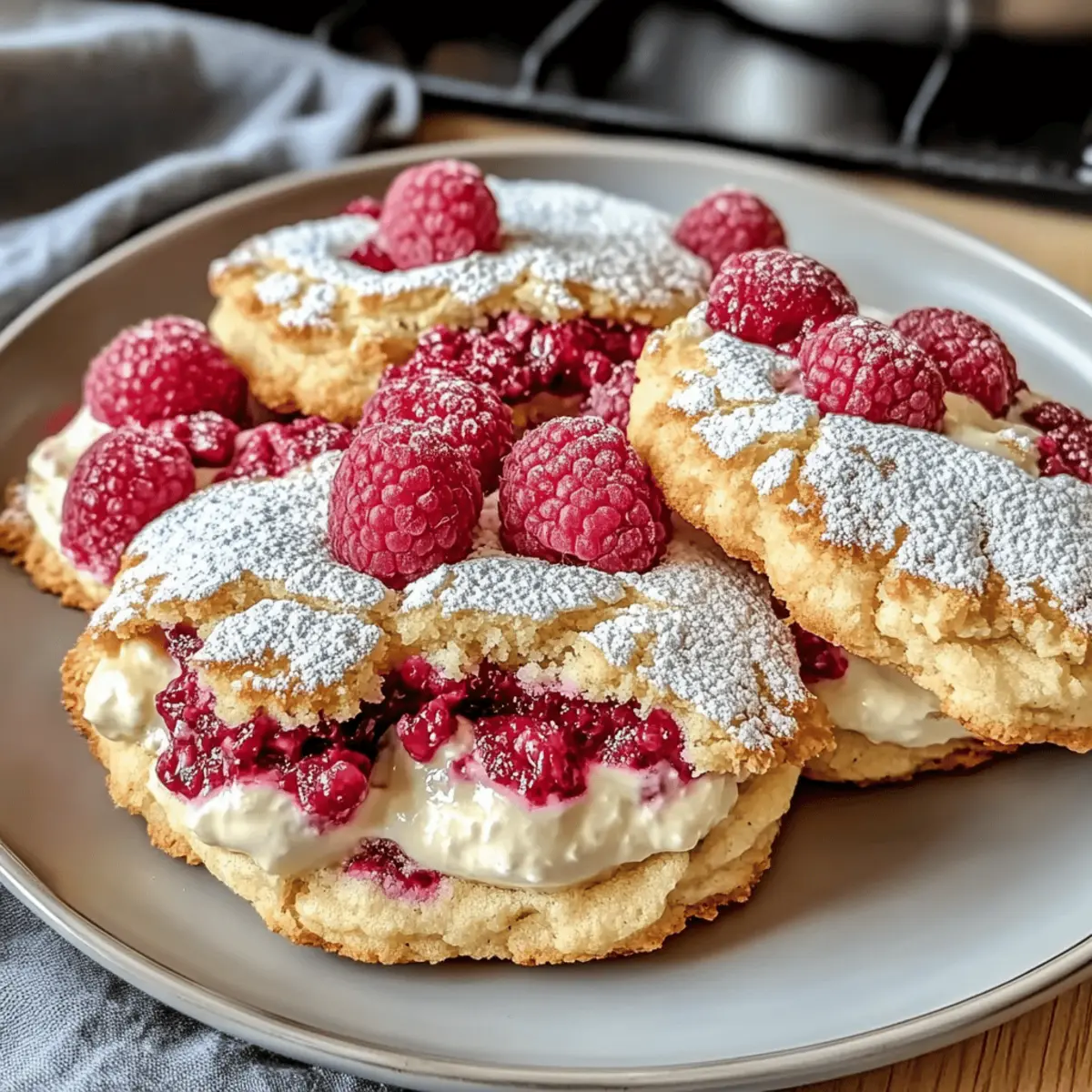 Soft Raspberry Cheesecake Cookies That Melt in Your Mouth