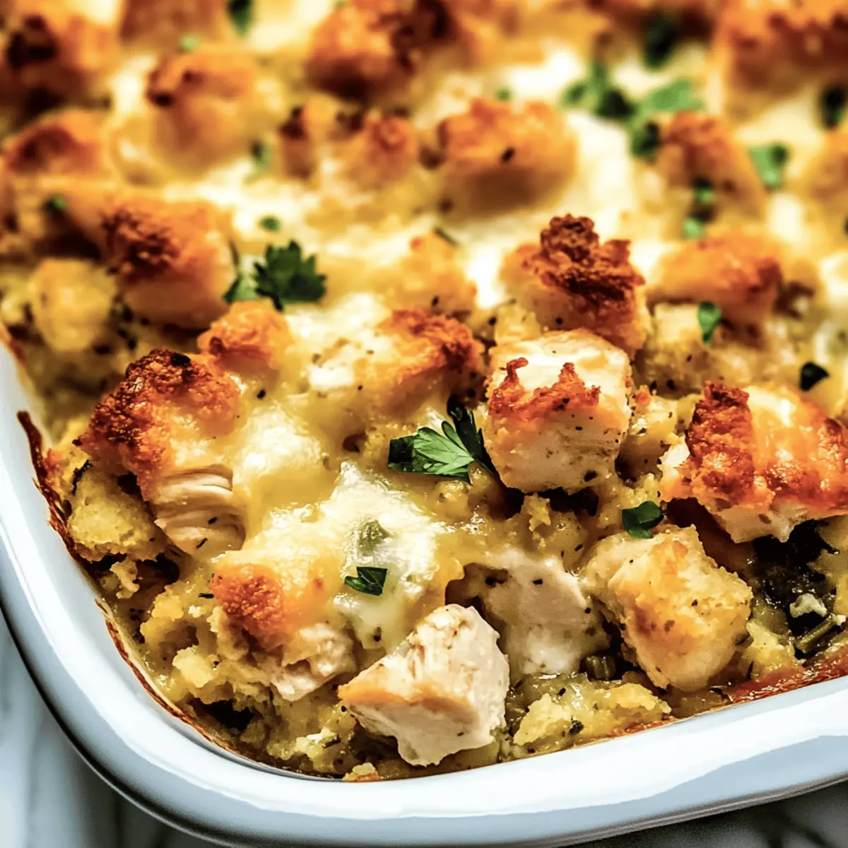 Comforting Chicken and Stuffing Casserole for Busy Nights