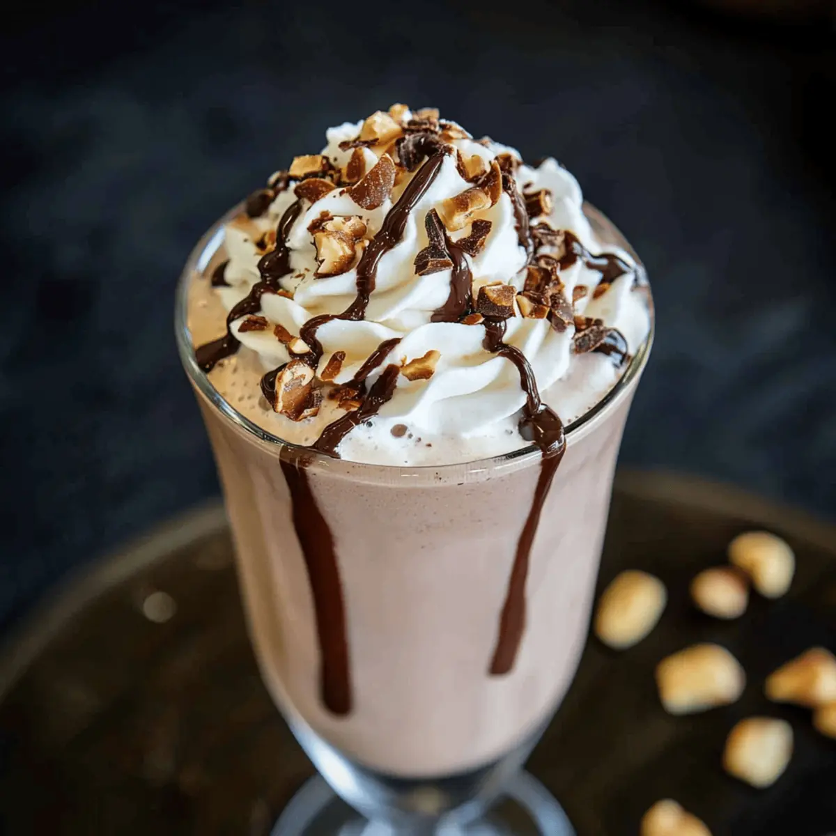 Indulge in a Creamy Nutella Milkshake Made in Minutes