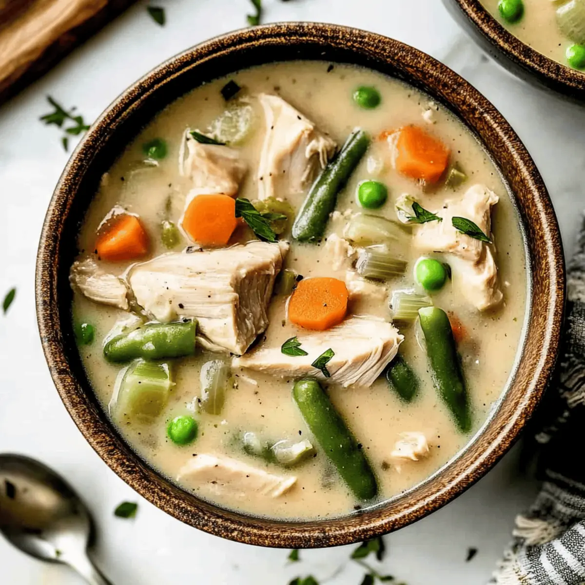 Creamy Turkey Pot Pie Soup Perfect for Leftover Turkey