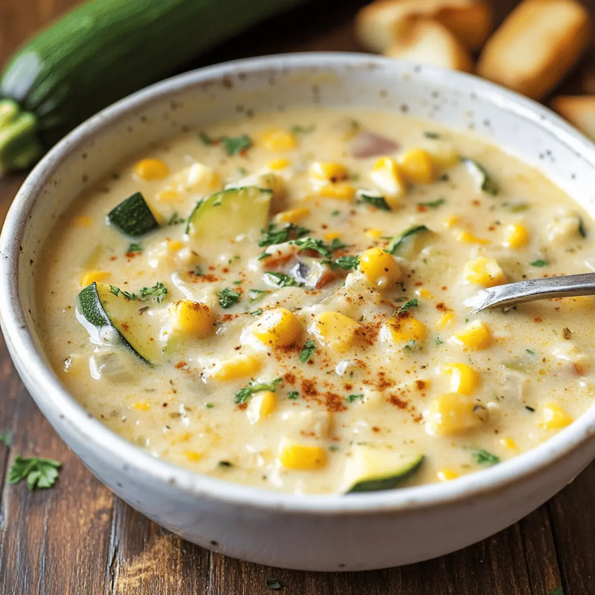 Delicious Summer Corn and Zucchini Chowder for Cozy Evenings