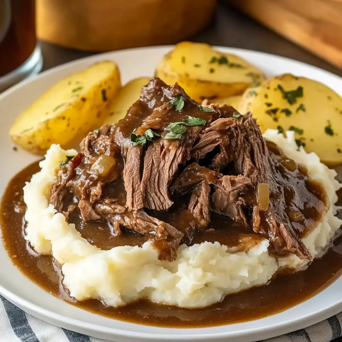 Slow Cooker Beef Manhattan: A Cozy Comfort Meal Delight