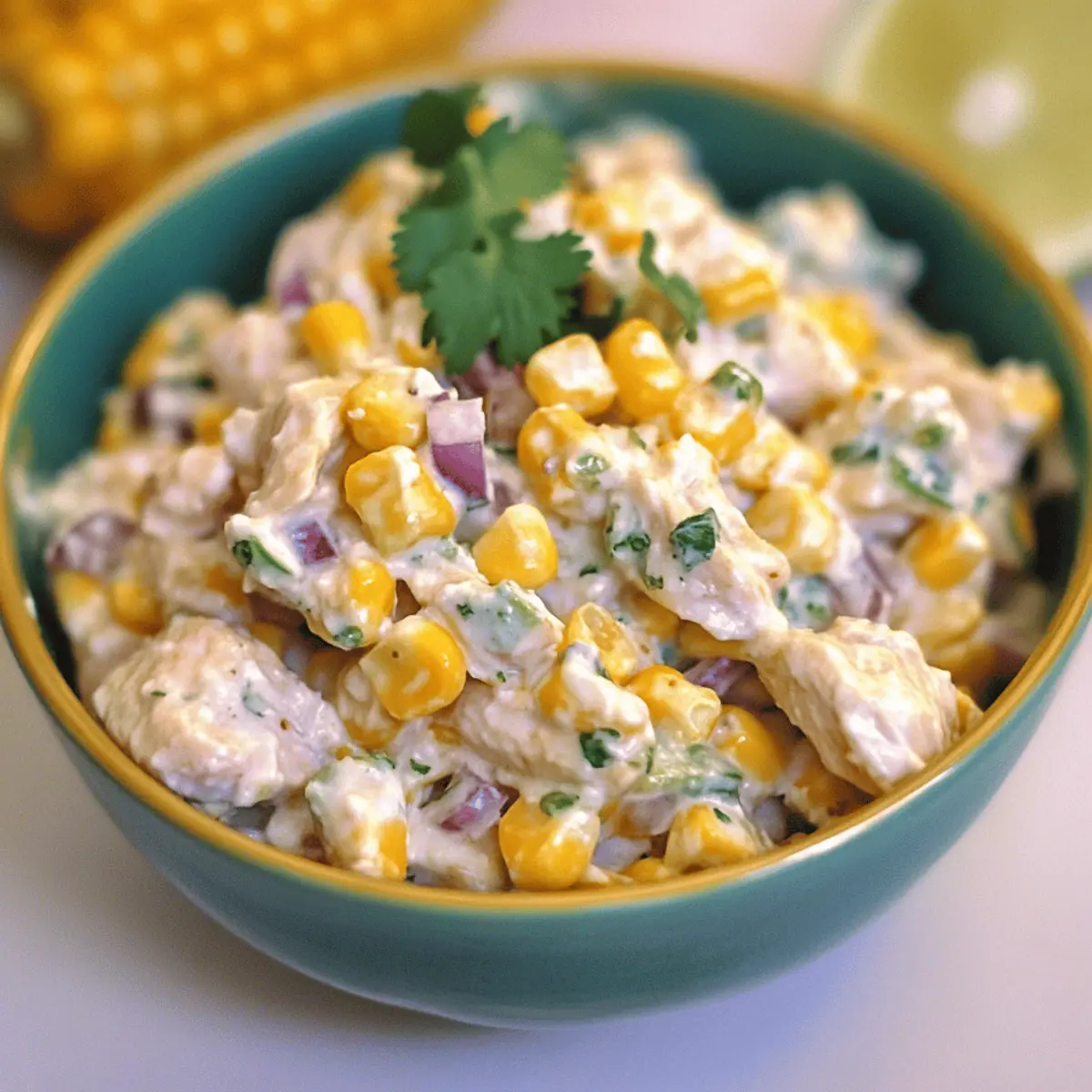Street Corn Chicken Salad: A Protein-Packed Flavor Fest!