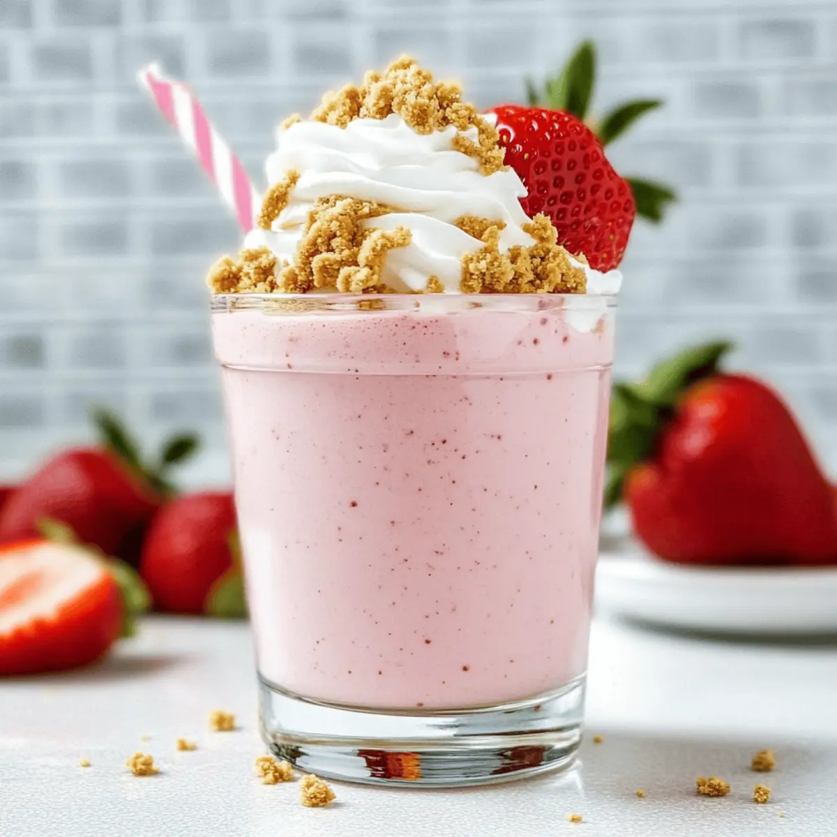 Delicious Strawberry Cheesecake Protein Shake for a Guilt-Free Treat