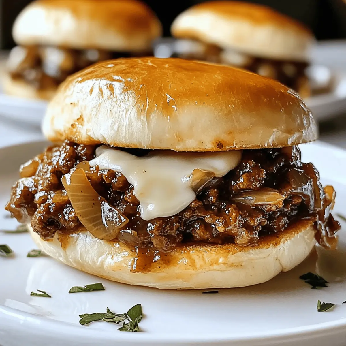 French Onion Beef Sloppy Joes: A Cozy Twist on Comfort Food