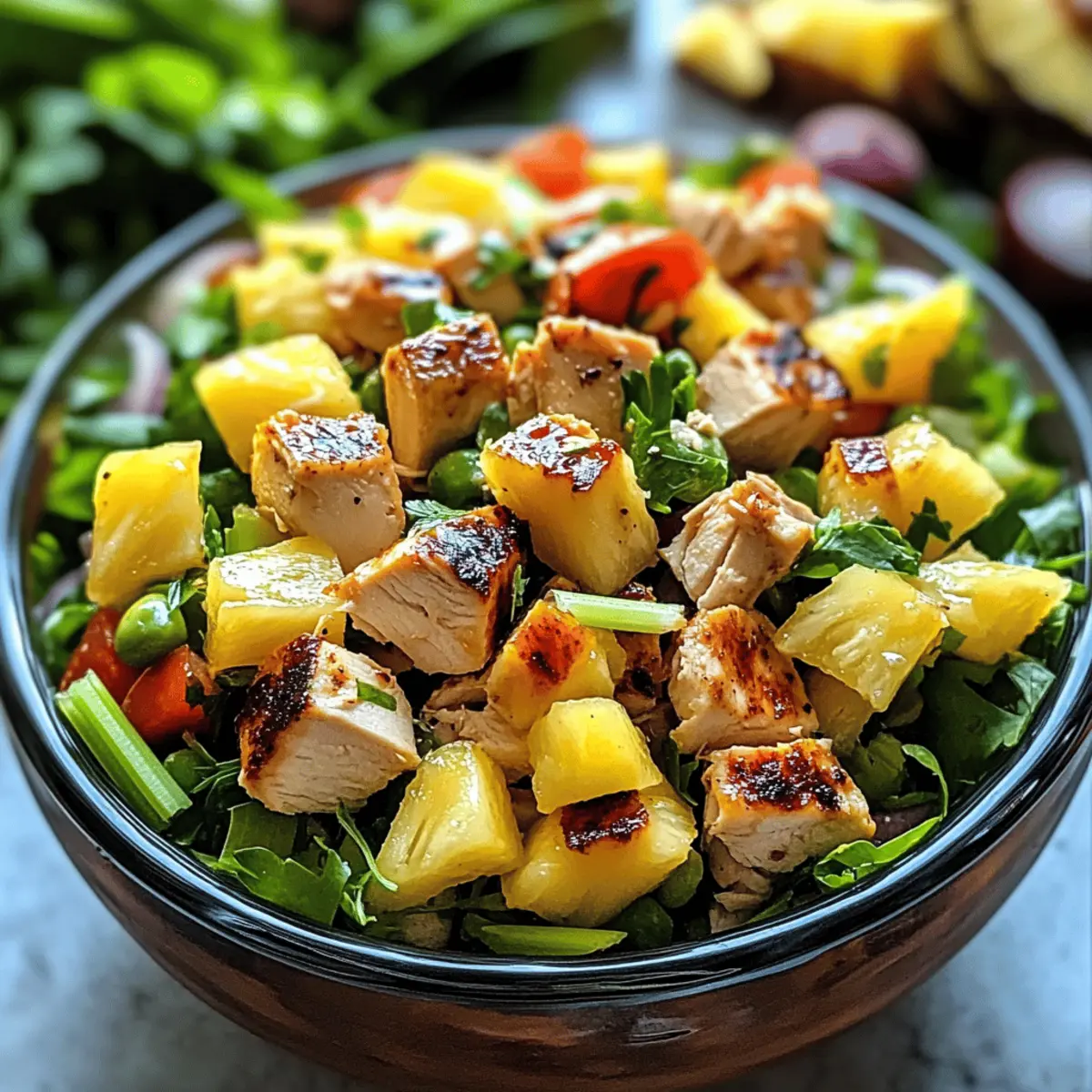 Delicious Hawaiian Chicken Salad for a Tropical Twist