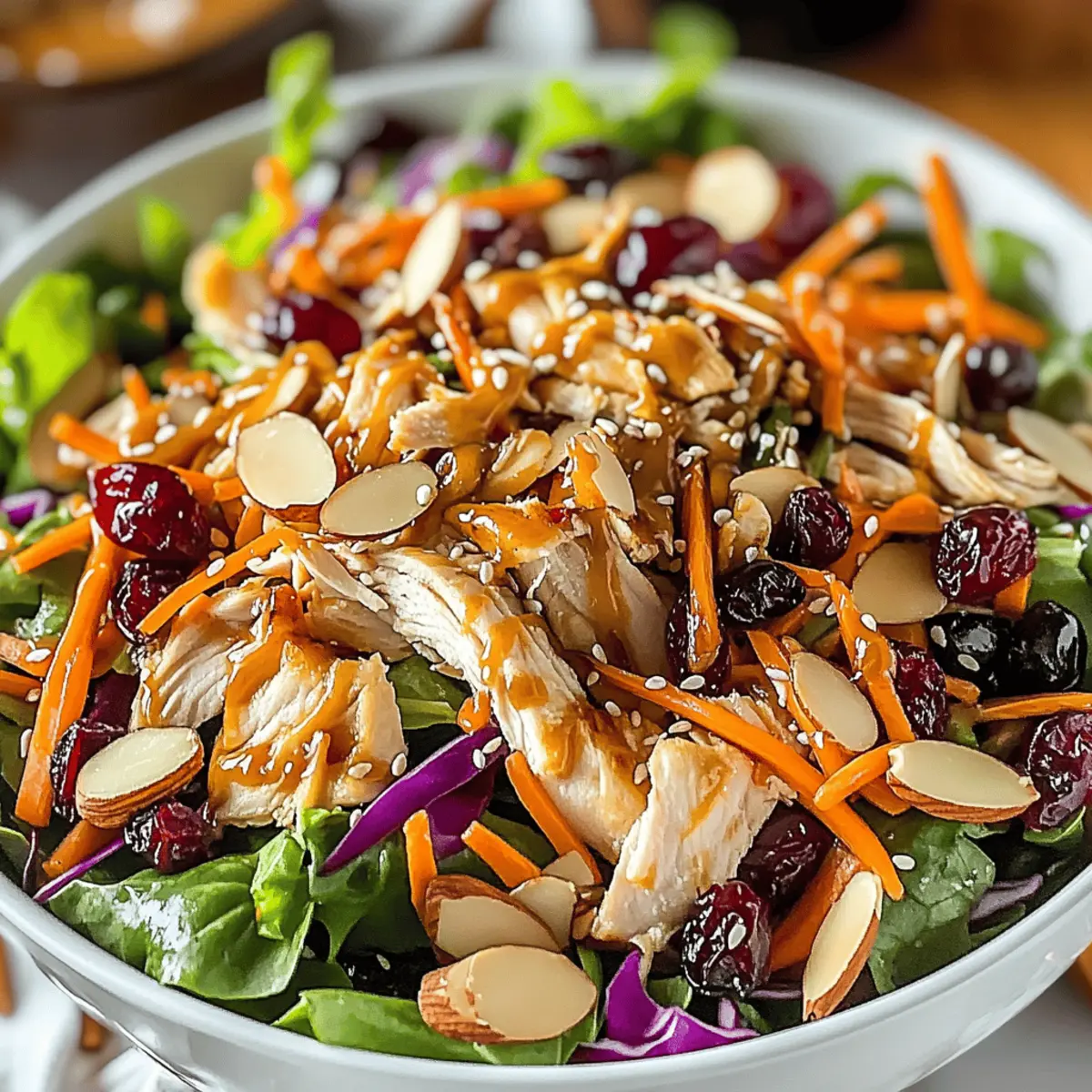 Delicious Asian Chicken Cranberry Salad for Quick Healthy Meals