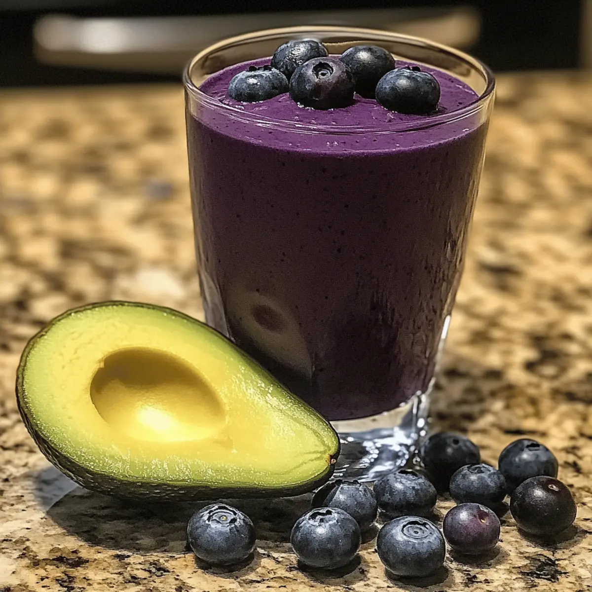 Creamy Blueberry Avocado Smoothie for a Healthy Boost