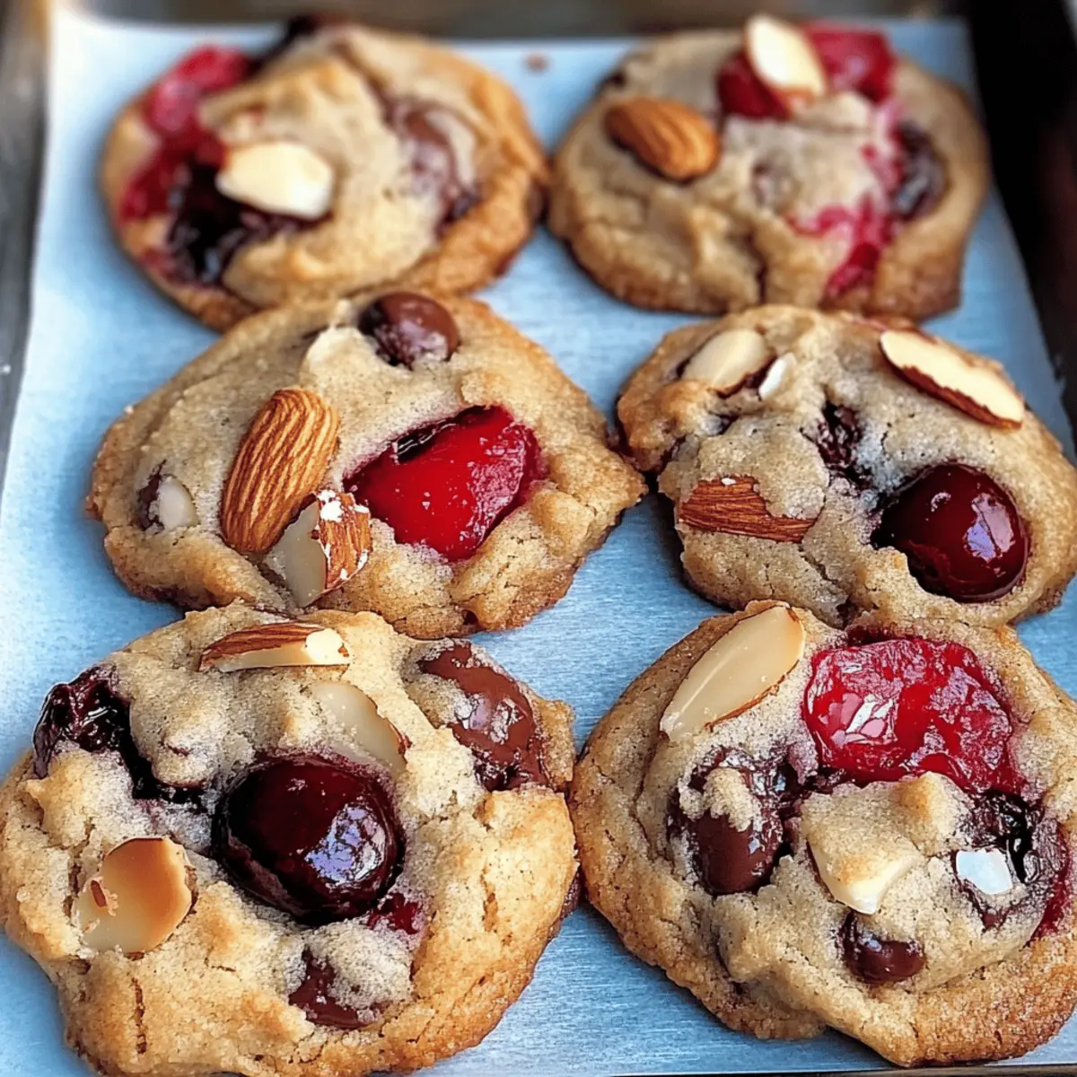 Delicious Cherry & Almond Chocolate Chip Cookies to Savor