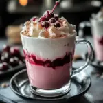 Cherry Vanilla Tea Latte